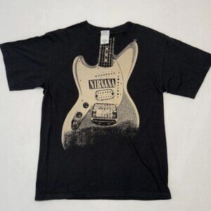 Vintage Nirvana Guitar T Shirt Men's Size M Black
